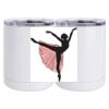 10 oz. White Stainless Steel Short Tumbler Thumbnail