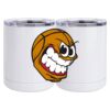 10 oz. White Stainless Steel Short Tumbler Thumbnail