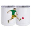 10 oz. White Stainless Steel Short Tumbler Thumbnail