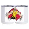 10 oz. White Stainless Steel Short Tumbler Thumbnail