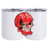 10 oz. White Stainless Steel Short Tumbler Thumbnail