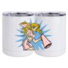 10 oz. White Stainless Steel Short Tumbler Thumbnail