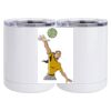 10 oz. White Stainless Steel Short Tumbler Thumbnail
