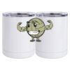 10 oz. White Stainless Steel Short Tumbler Thumbnail