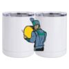 10 oz. White Stainless Steel Short Tumbler Thumbnail