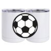 10 oz. White Stainless Steel Short Tumbler Thumbnail