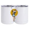 10 oz. White Stainless Steel Short Tumbler Thumbnail