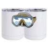 10 oz. White Stainless Steel Short Tumbler Thumbnail