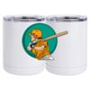 10 oz. White Stainless Steel Short Tumbler Thumbnail