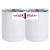 10 oz. White Stainless Steel Short Tumbler Thumbnail