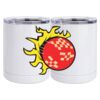 10 oz. White Stainless Steel Short Tumbler Thumbnail