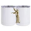 10 oz. White Stainless Steel Short Tumbler Thumbnail