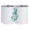 10 oz. White Stainless Steel Short Tumbler Thumbnail