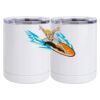 10 oz. White Stainless Steel Short Tumbler Thumbnail