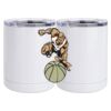 10 oz. White Stainless Steel Short Tumbler Thumbnail