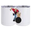 10 oz. White Stainless Steel Short Tumbler Thumbnail