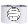10 oz. White Stainless Steel Short Tumbler Thumbnail
