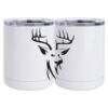 10 oz. White Stainless Steel Short Tumbler Thumbnail