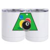 10 oz. White Stainless Steel Short Tumbler Thumbnail