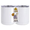 10 oz. White Stainless Steel Short Tumbler Thumbnail