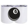 10 oz. White Stainless Steel Short Tumbler Thumbnail