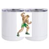 10 oz. White Stainless Steel Short Tumbler Thumbnail