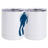 10 oz. White Stainless Steel Short Tumbler Thumbnail