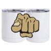 10 oz. White Stainless Steel Short Tumbler Thumbnail