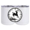 10 oz. White Stainless Steel Short Tumbler Thumbnail