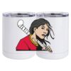 10 oz. White Stainless Steel Short Tumbler Thumbnail