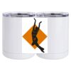10 oz. White Stainless Steel Short Tumbler Thumbnail