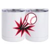 10 oz. White Stainless Steel Short Tumbler Thumbnail