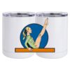 10 oz. White Stainless Steel Short Tumbler Thumbnail