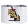 10 oz. White Stainless Steel Short Tumbler Thumbnail
