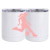 10 oz. White Stainless Steel Short Tumbler Thumbnail