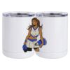 10 oz. White Stainless Steel Short Tumbler Thumbnail