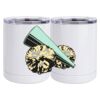 10 oz. White Stainless Steel Short Tumbler Thumbnail