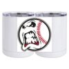 10 oz. White Stainless Steel Short Tumbler Thumbnail