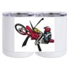 10 oz. White Stainless Steel Short Tumbler Thumbnail