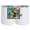 10 oz. White Stainless Steel Short Tumbler Thumbnail