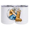 10 oz. White Stainless Steel Short Tumbler Thumbnail