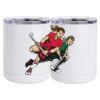 10 oz. White Stainless Steel Short Tumbler Thumbnail