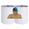 10 oz. White Stainless Steel Short Tumbler Thumbnail