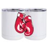 10 oz. White Stainless Steel Short Tumbler Thumbnail