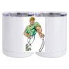 10 oz. White Stainless Steel Short Tumbler Thumbnail