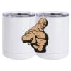 10 oz. White Stainless Steel Short Tumbler Thumbnail