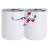10 oz. White Stainless Steel Short Tumbler Thumbnail