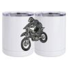 10 oz. White Stainless Steel Short Tumbler Thumbnail