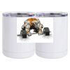 10 oz. White Stainless Steel Short Tumbler Thumbnail