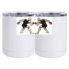 10 oz. White Stainless Steel Short Tumbler Thumbnail
